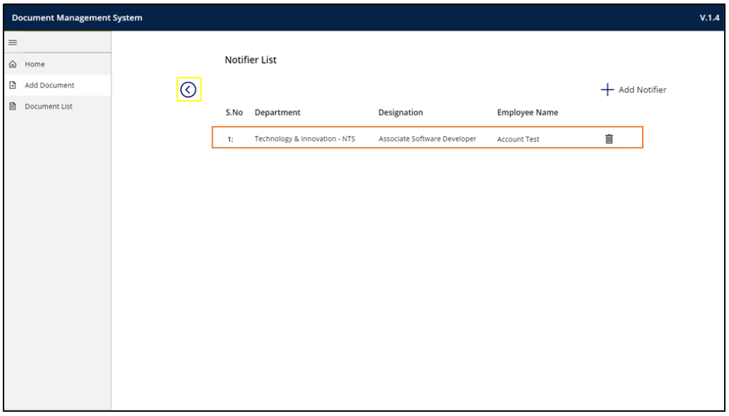 30. Add button [Orange Box] and the Employee will be added